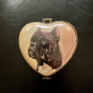 BOXER heart trinket box.